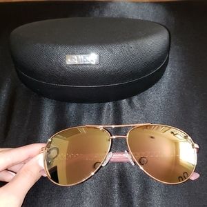GUESS Aviator Sunglasses